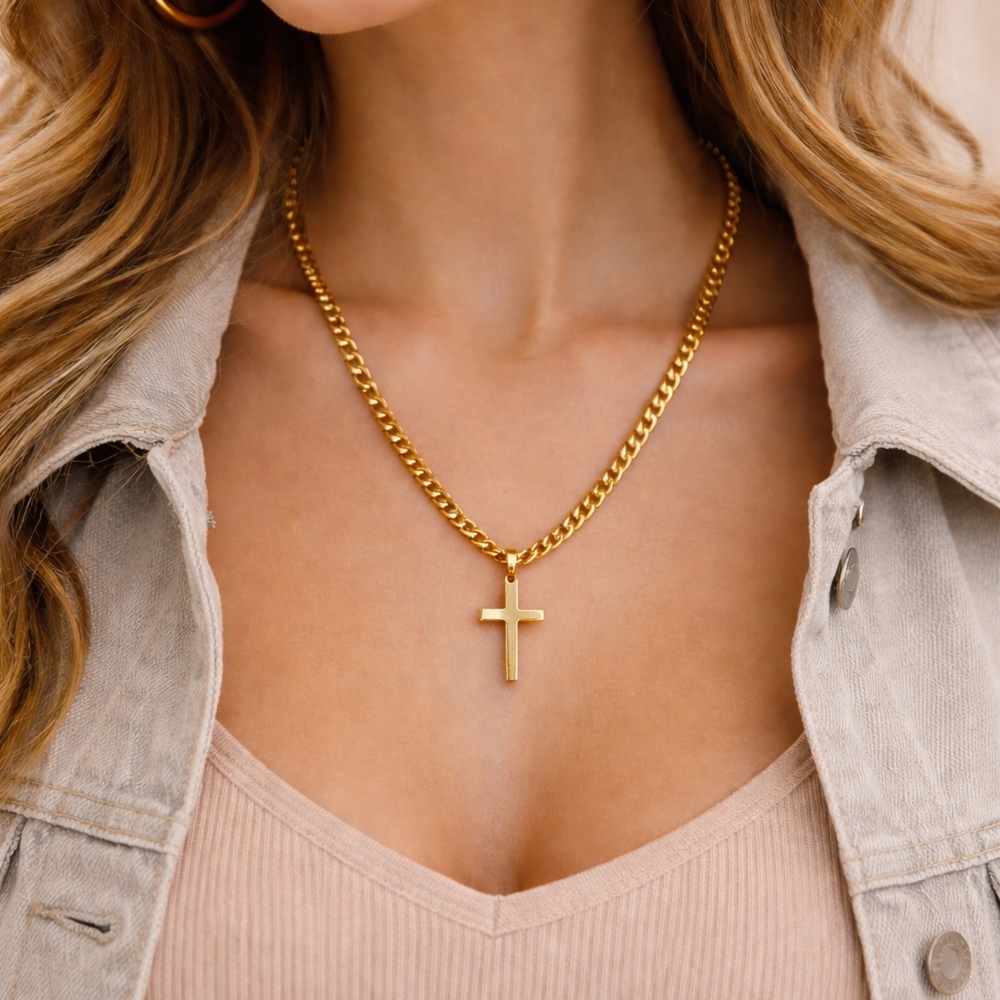 Fiusem Gold Necklace New